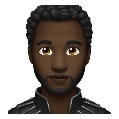 Black panther with brown eyes sticker