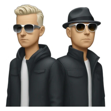 Pet shop boys sticker