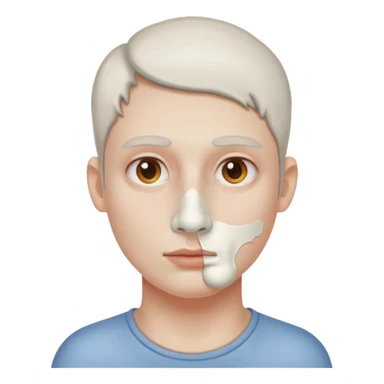 plaster on nose sticker