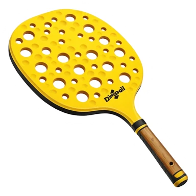 Pickleball paddle and ball sticker