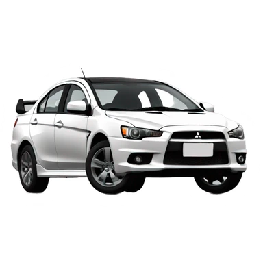 Mitsubishi lancer sticker