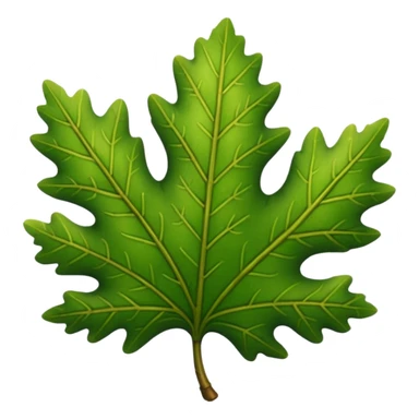 oak leaf sticker