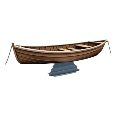 A boat on a quiet river sticker