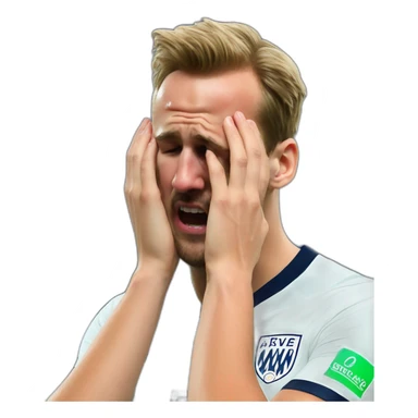 harry kane crying in munich sticker