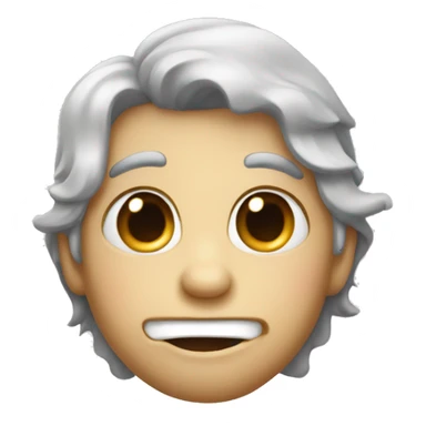 Drooling with heart eyes sticker