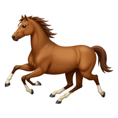 Mustang running pony sticker
