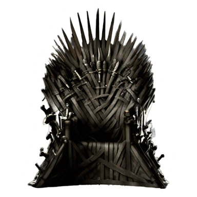iron throne game of throne sticker