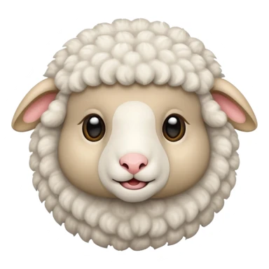 a baby sheep sticker