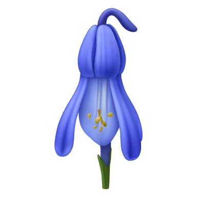 Bluebell flower sticker