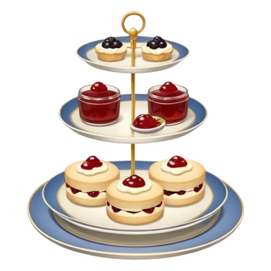 Wnglish afternoon tea sticker