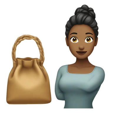 A bag whos called Giselle  sticker