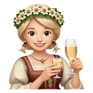 Create me a emoji about Latvian culture movie “Limuzīns Jāņu Nakts krāsā” sticker