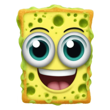 cute baby sponge bob sticker