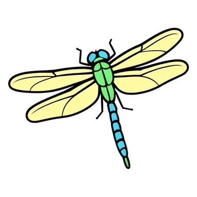 Dragonfly sticker