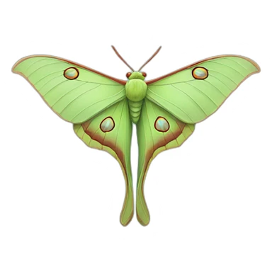 Luna Moth sticker