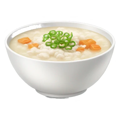 congee in a bowl  sticker