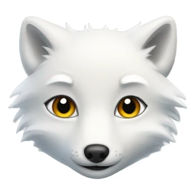 arctic fox sticker