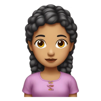 Niña pequeña disfrazada sticker