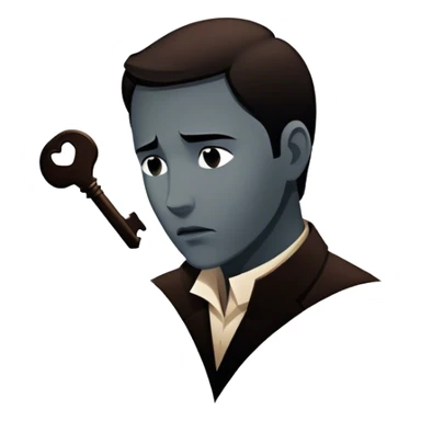 Icon for Drama Movies: A vintage movie poster-style design featuring a tense scene with emotional expressions, a dimly lit background, and key dramatic elements like a silhouette of a person in despair. Bold, cinematic typography. Transparent background. sticker