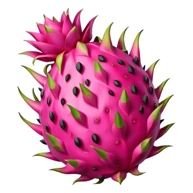 Dragon fruit emoji sticker