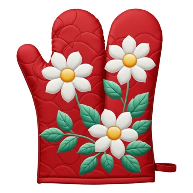 oven mitt print  sticker