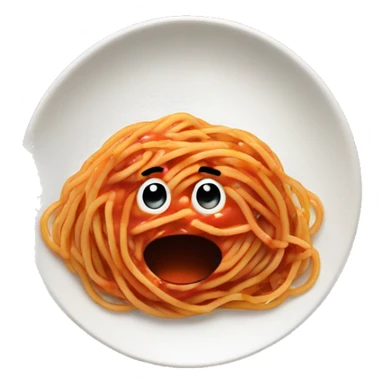 spaghetti with tomatoe sauce sticker