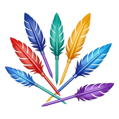 cible fléchette de différente couleur sticker