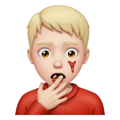 Choking myself mad sticker