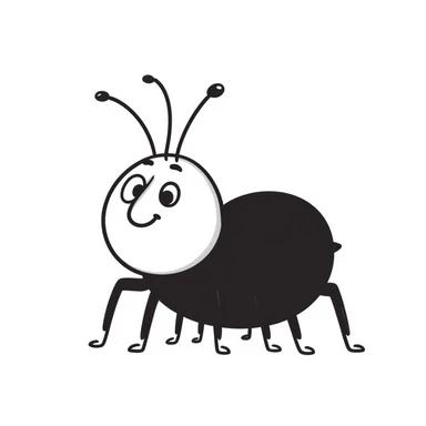 laughing bug sticker