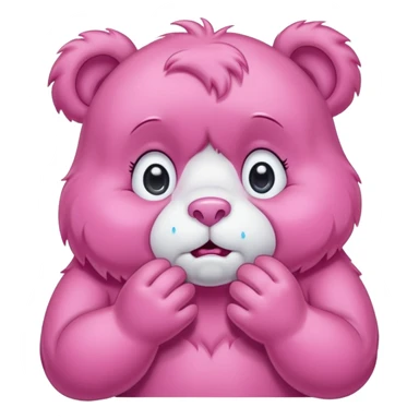 Care bear crying sticker