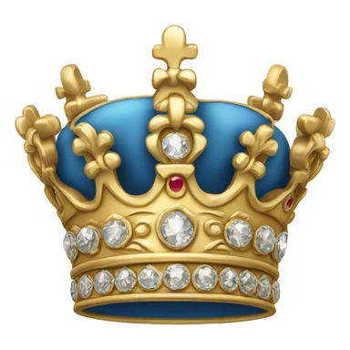 KING CROWN WITH DIAMONDS  sticker