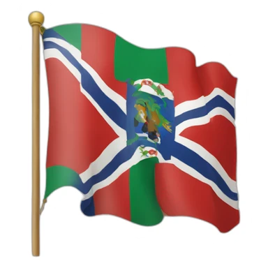 Martinican flag sticker