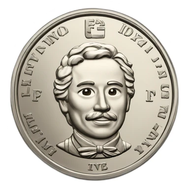 mexican peso coin sticker