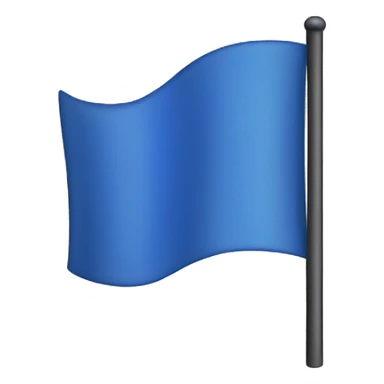 Blue flag tick sticker