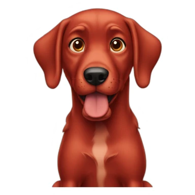 Clifford bid red dog sticker