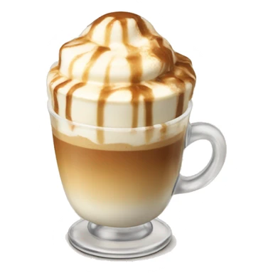 affogato latte sticker