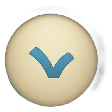 Blue Check Mark circle sticker