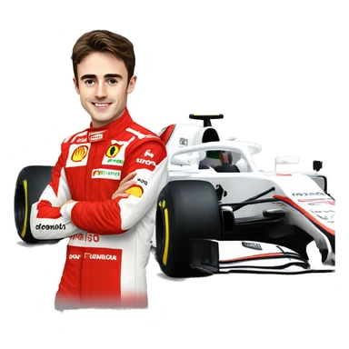 Charles Leclerc F1 car sticker