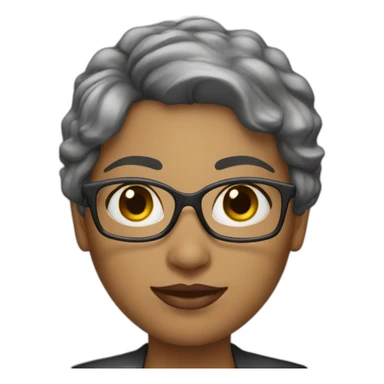 Ai busineswoman headshot sticker