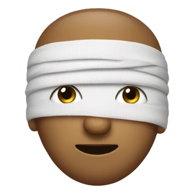 Bandage on head sticker