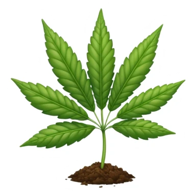 weed emoji sticker