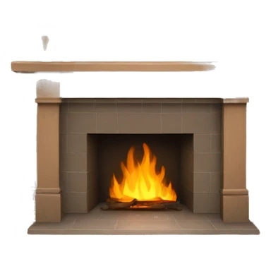 Fireplace  sticker