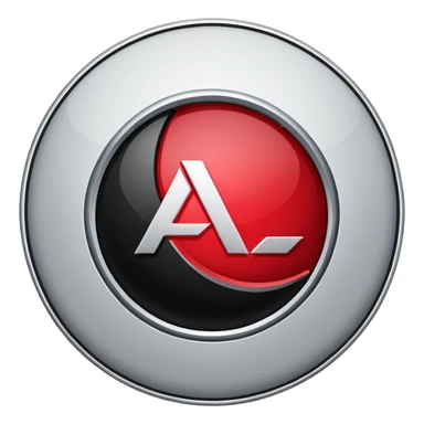 black and red amway logo Icon sticker