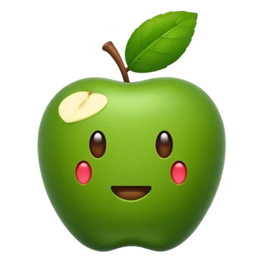 Emoji of propast macocha in Apple style sticker