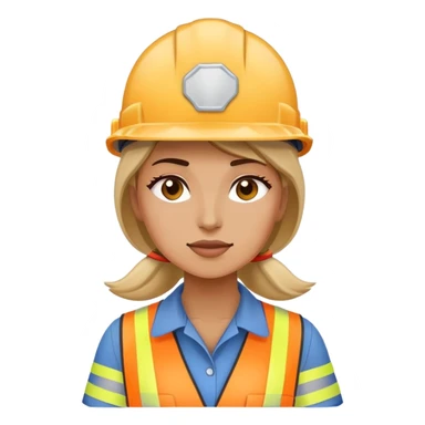female labour worker fainted sticker
