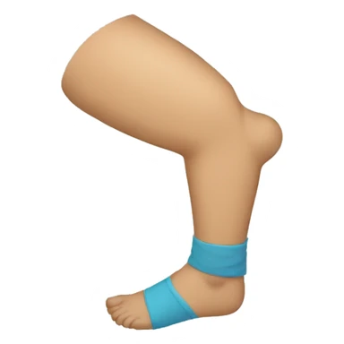Leg cast sticker
