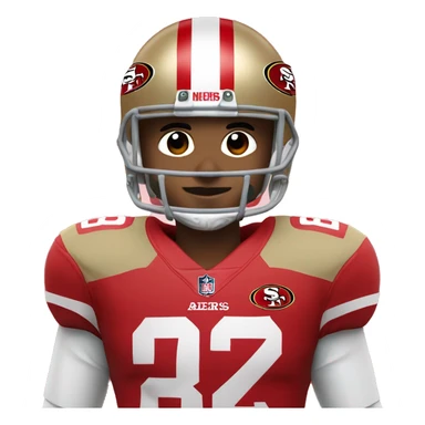 Ricky pearsall in San Francisco 49ers uniform sticker