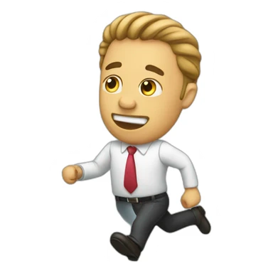 running late for a meeting  sticker