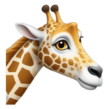 Un chien girafe sticker