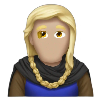 trump wearing a hiyab sticker